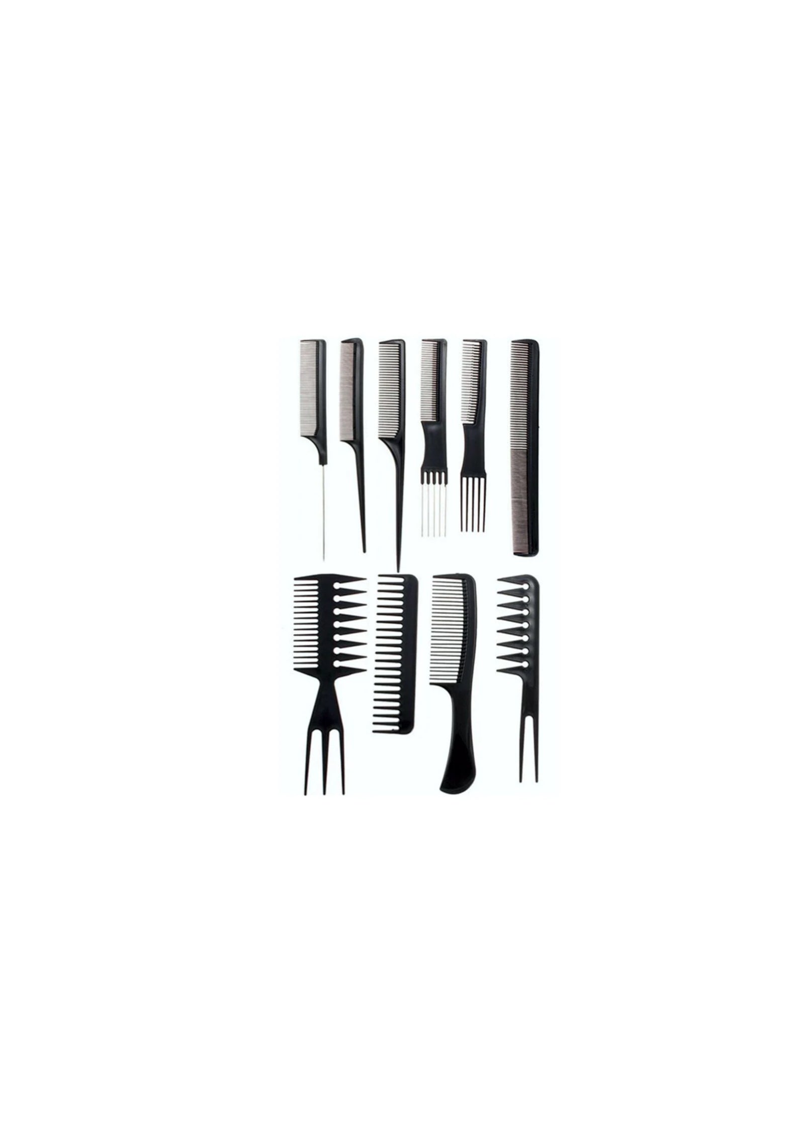 Professional Comb Set 10 Pcs – Complete Set voor Styling en Precisie