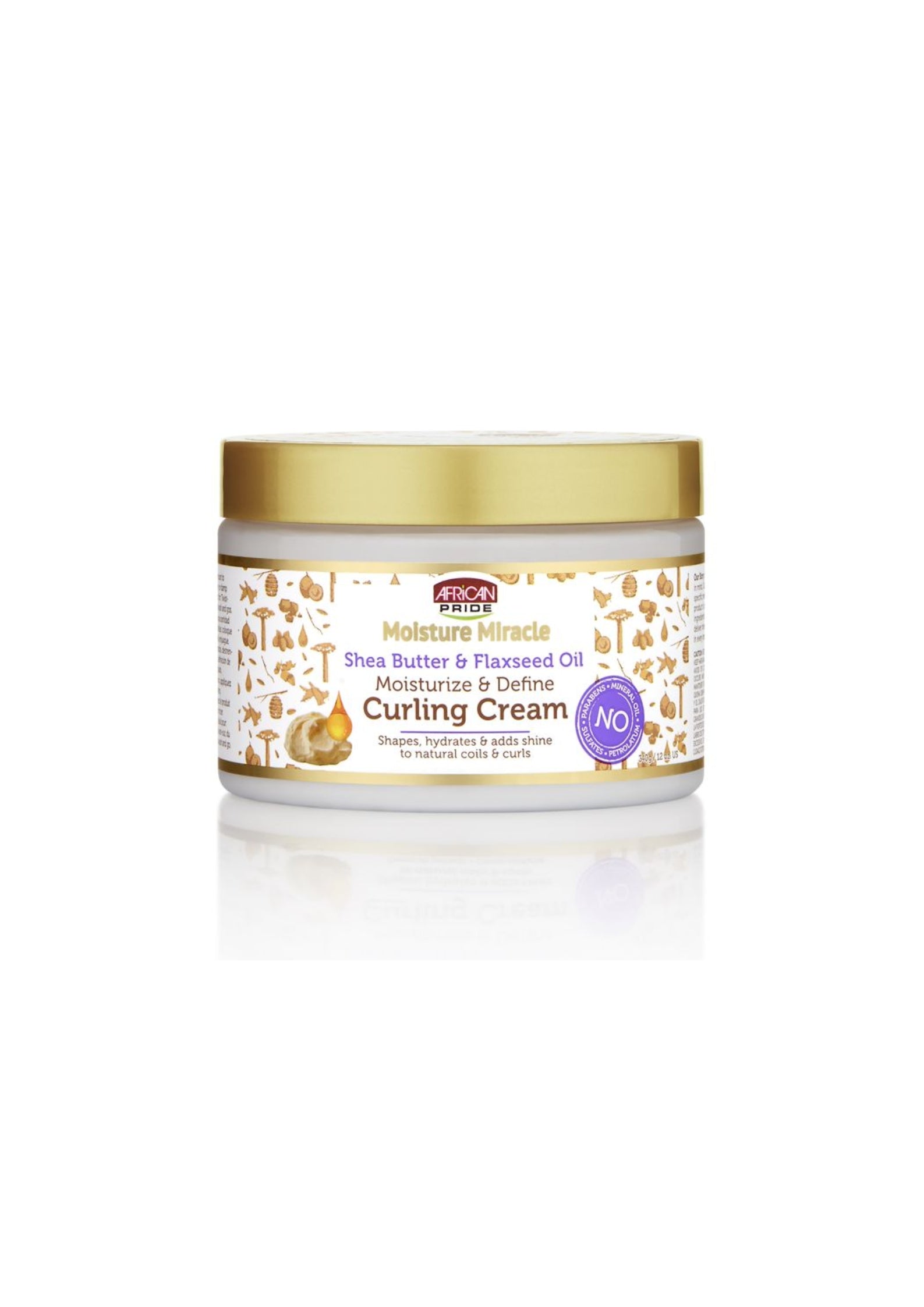 African Pride Moisture Miracle Curling Cream 340 g – Definiërende Krullencrème