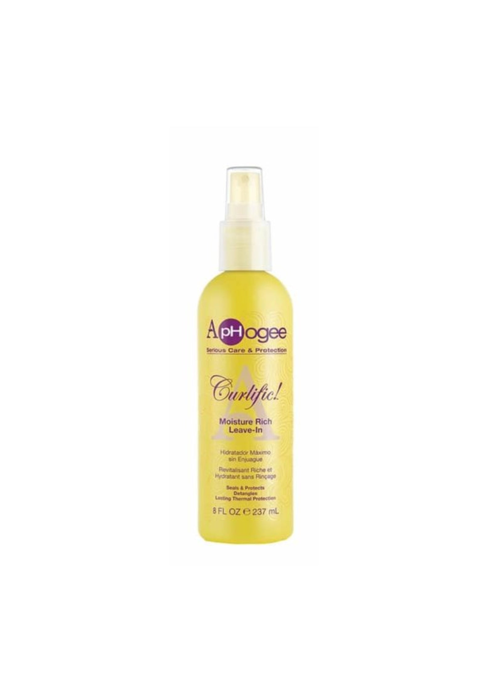 ApHogee Curlific Moisture Rich Leave-In 237 ml – Intense Hydratatie voor Zachte, Pluisvrije Krullen