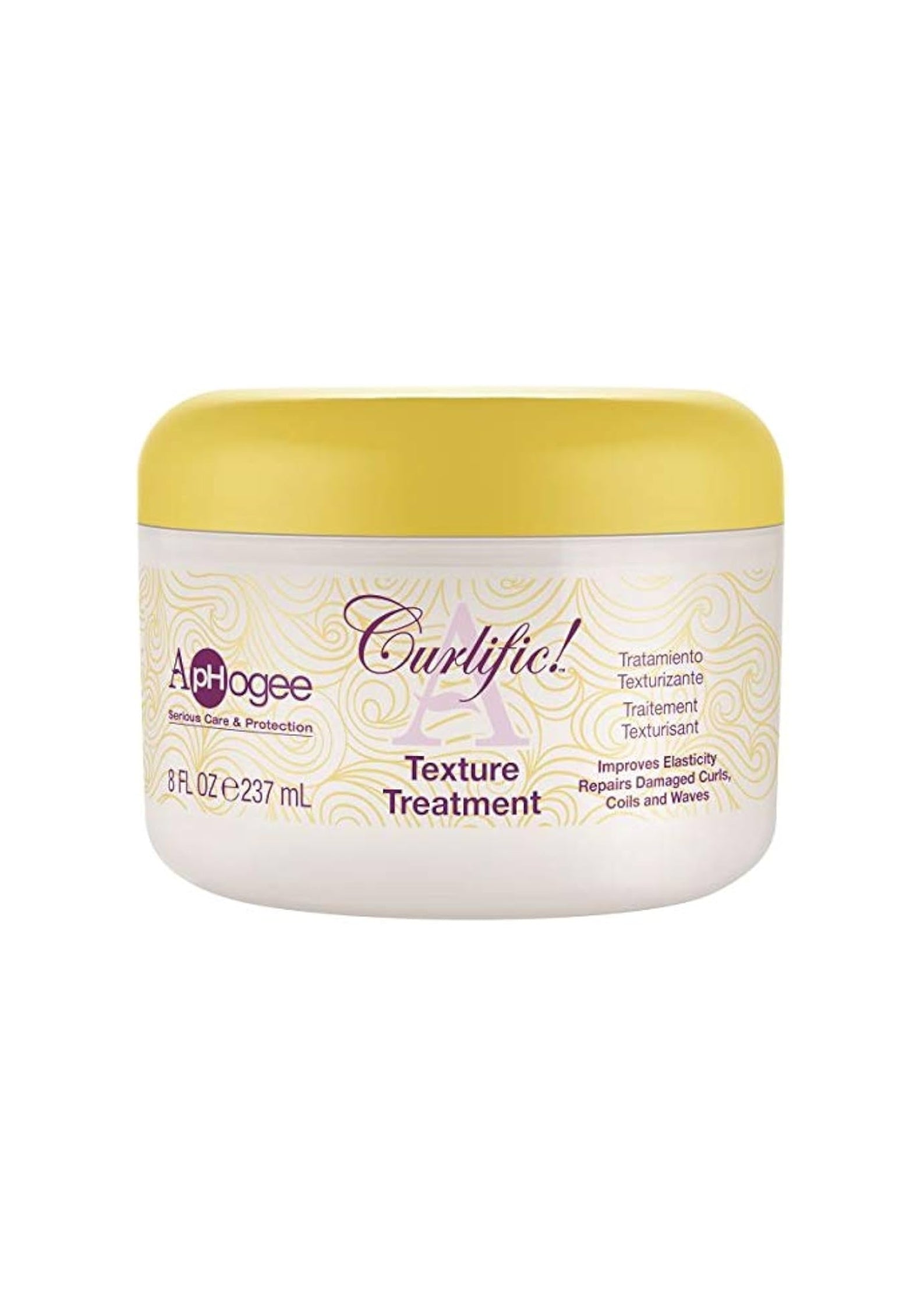 ApHogee Curlific Texture Treatment 237 ml – Herstelt, Versterkt en Definieert Beschadigd Krullend Haar
