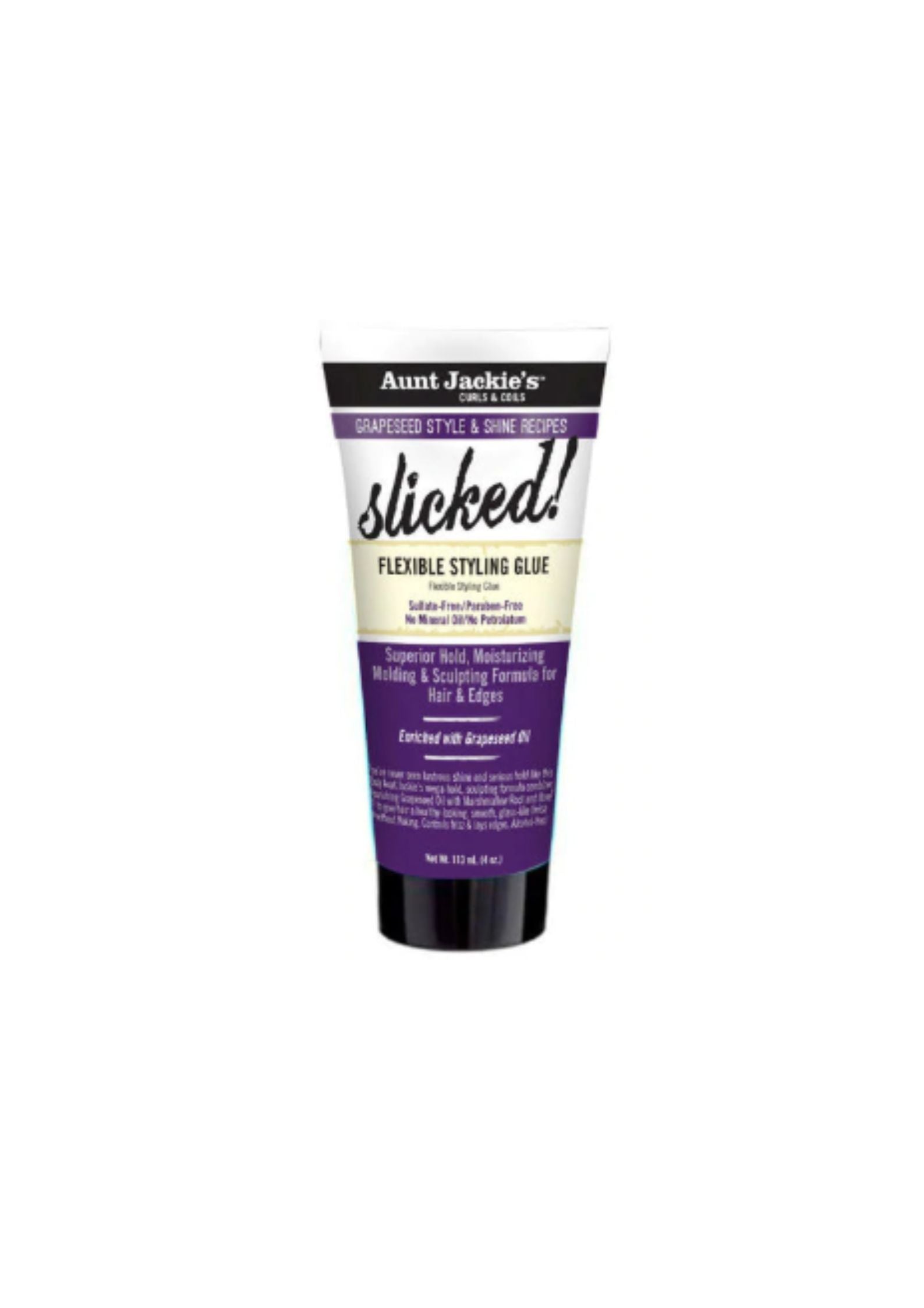 Aunt Jackie’s Grapeseed Slicked Styling Glue 114 g – Sterke Hold Styling Gel