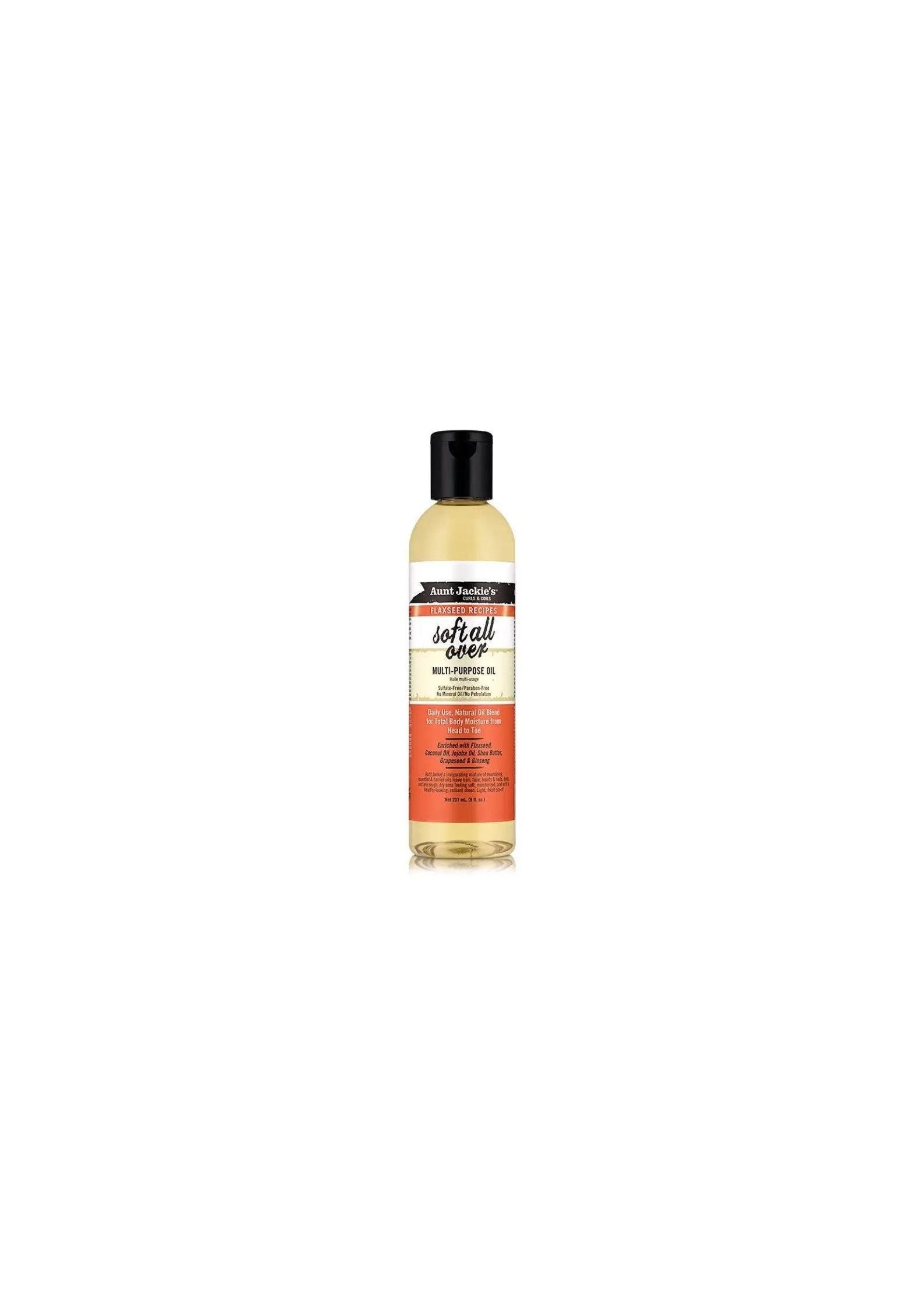 Aunt Jackie’s Flaxseed Soft All Over Multi-Purpose Oil 237 ml – Verzachtende Olie