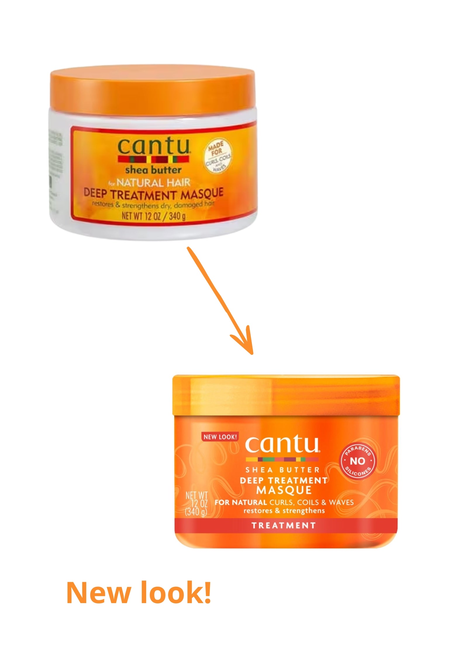Cantu Deep Treatment Masque 340g – Intensief Haarmasker voor Droog, Beschadigd en Breekbaar Haar