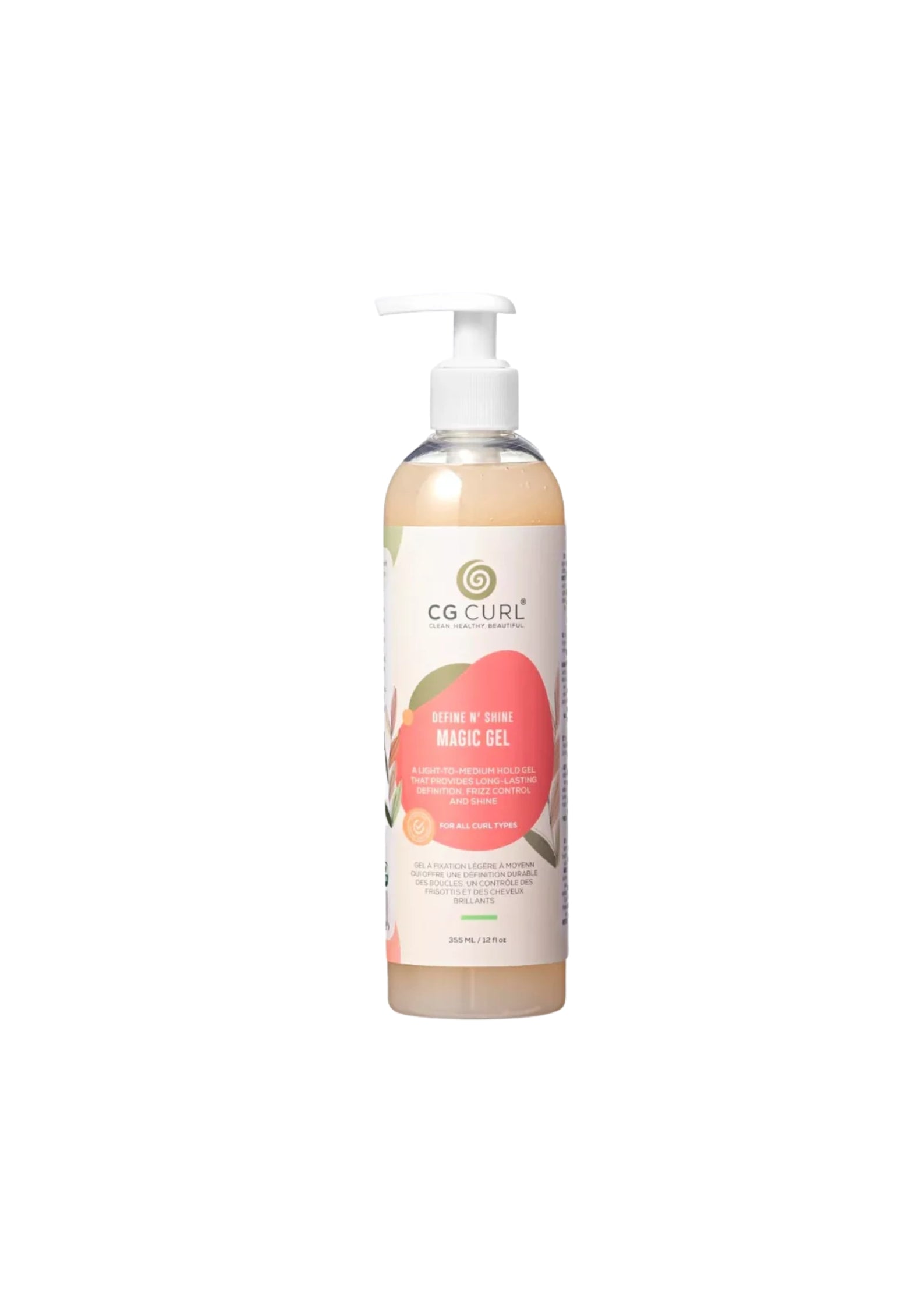 CG Curl Define N’ Shine Magic Gel 355 ml – Sterke Kruldefinitie met Glans en Langdurige Hold
