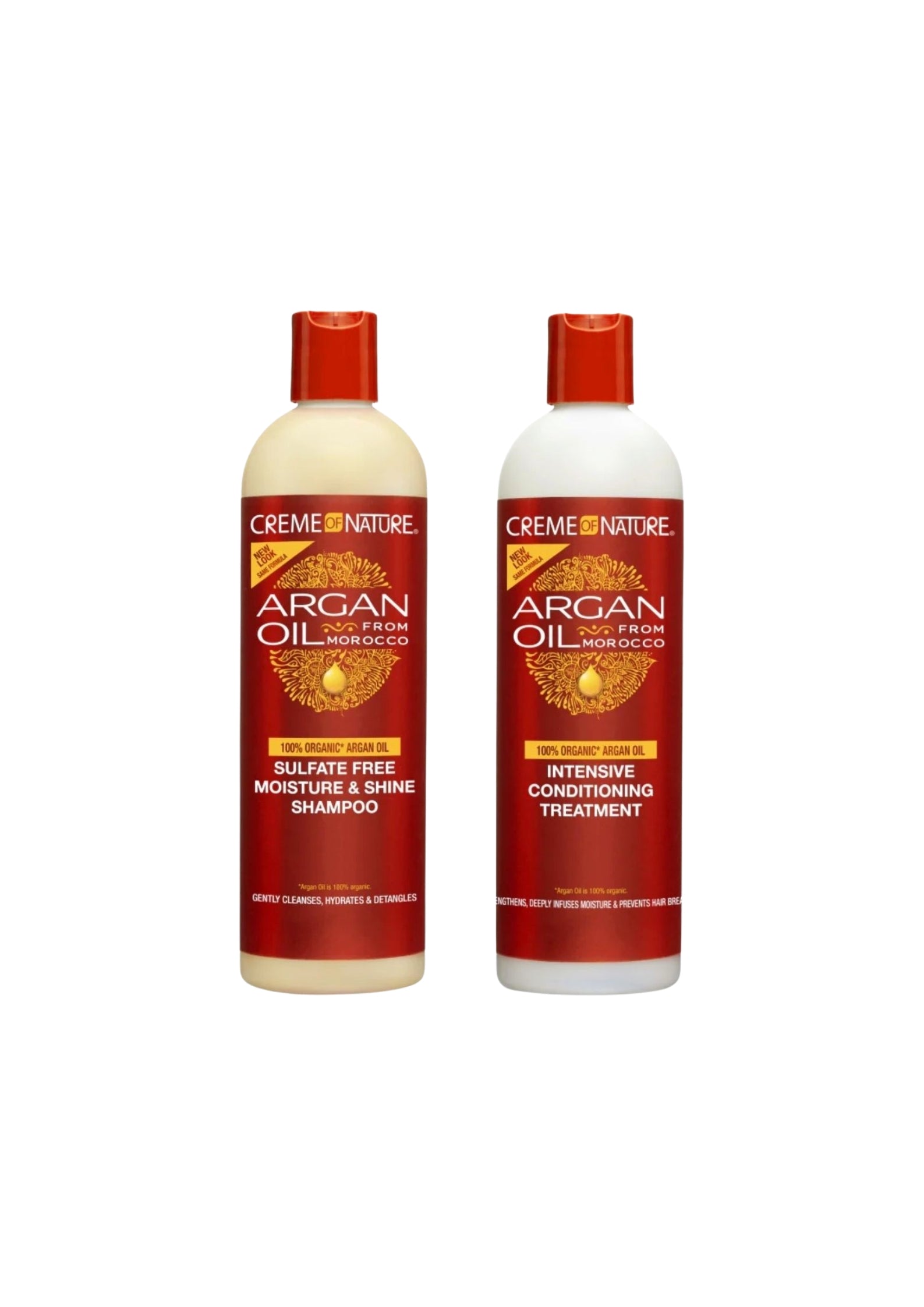 Argan Oil Shampoo & Conditioner Set – Hydratatie en Glans voor Droog Haar