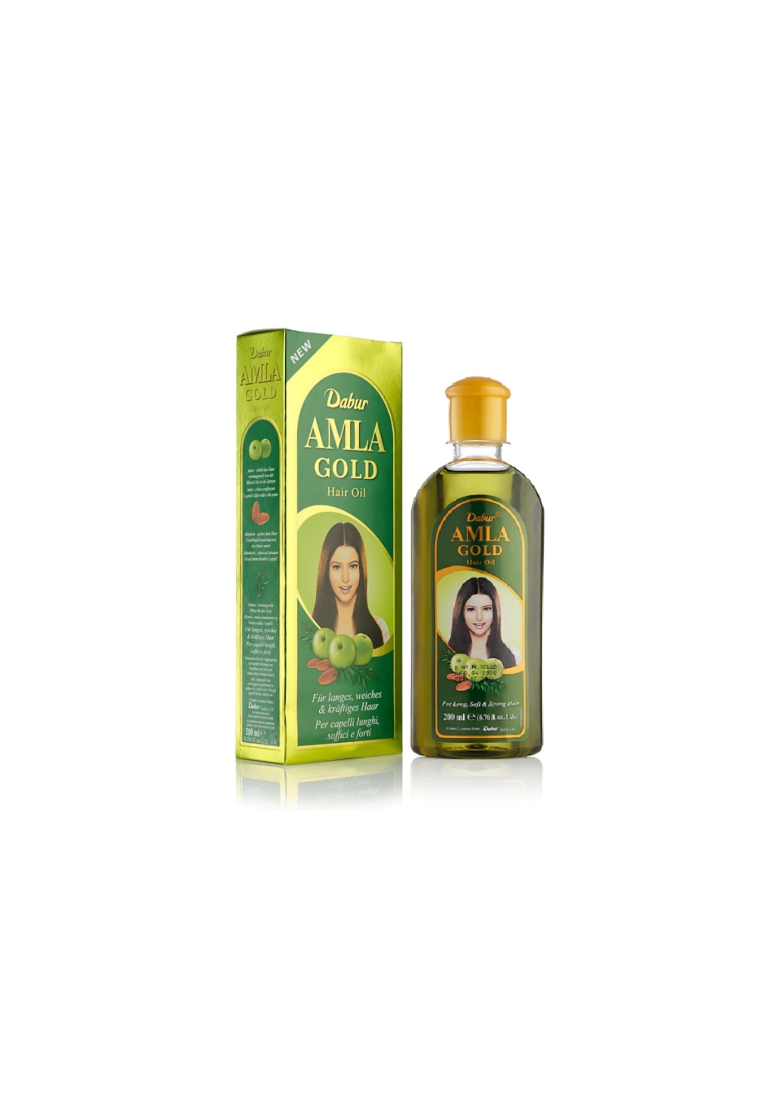Dabur Amla Gold Hair Oil – Versterkende Haarolie met Amla, Amandel en Henna