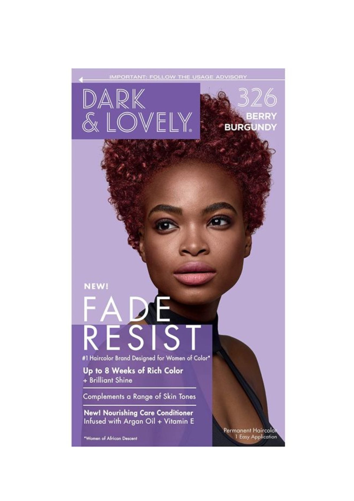Dark and Lovely Fade-Resist Permanente Haarverf – Langdurige Haarkleur met Glans