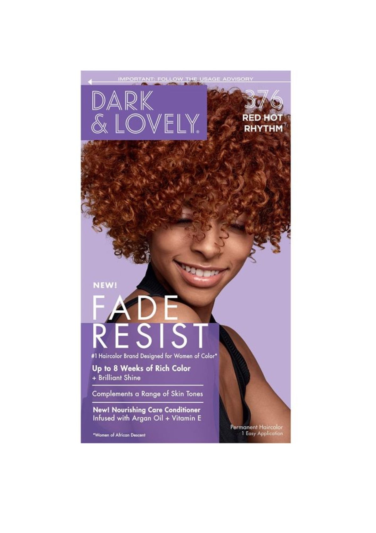 Dark and Lovely Fade-Resist Permanente Haarverf – Langdurige Haarkleur met Glans