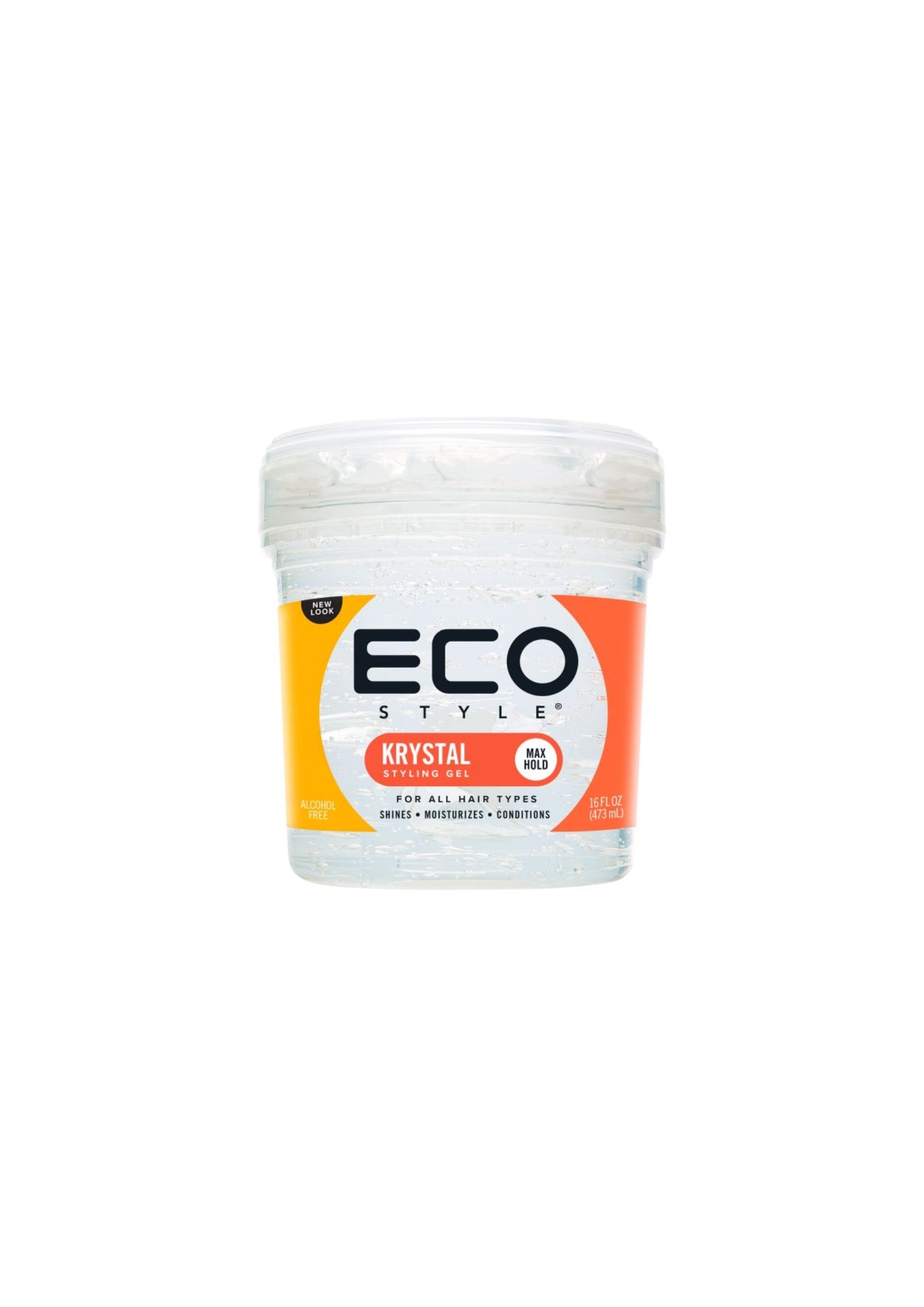 ECO Style Styling Gel Krystal – Transparante Haargel met Sterke Hold