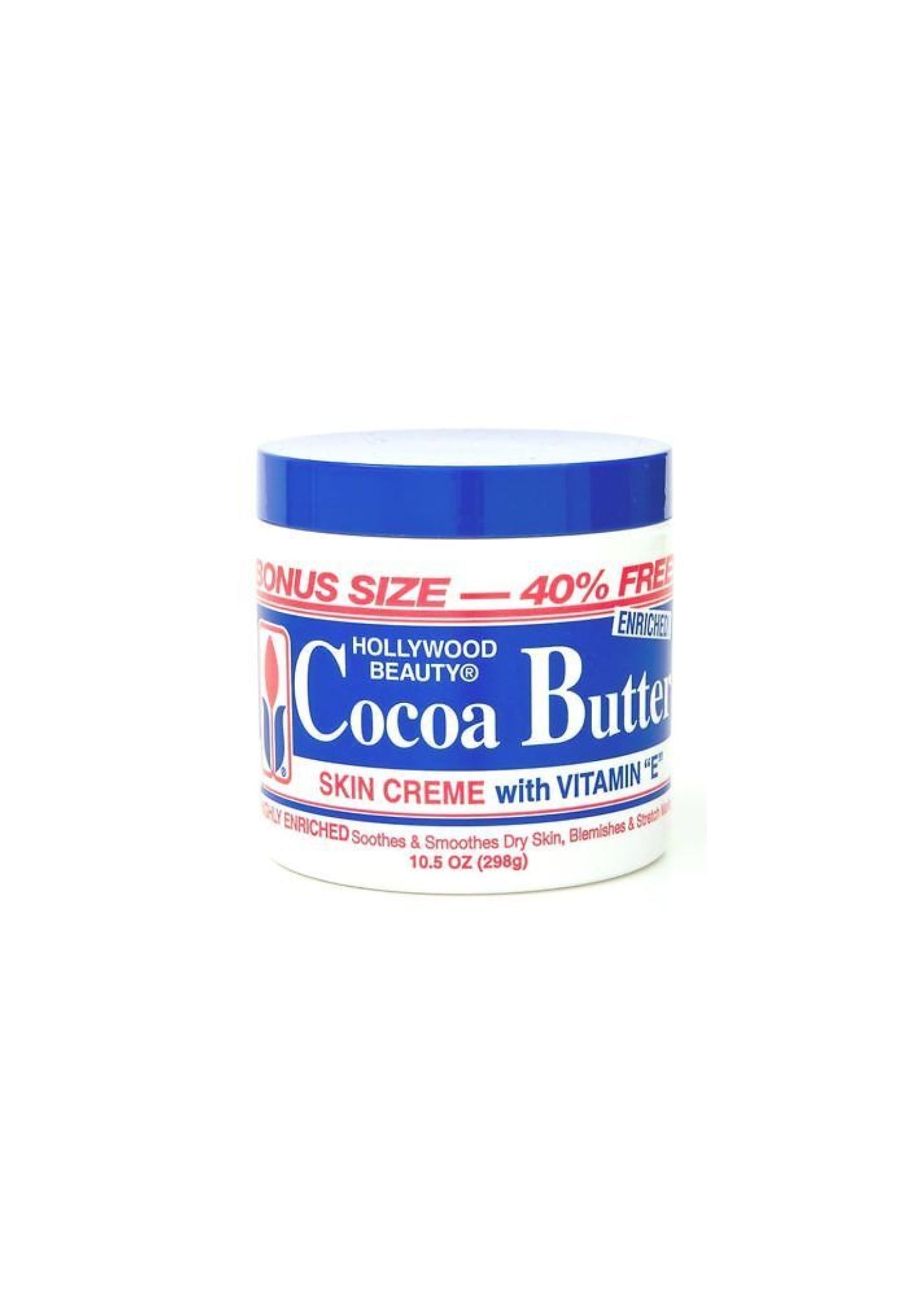 Hollywood Cocoa Butter Cream 213 g – Voedende Bodycrème met Cacaoboter en Vitamine E