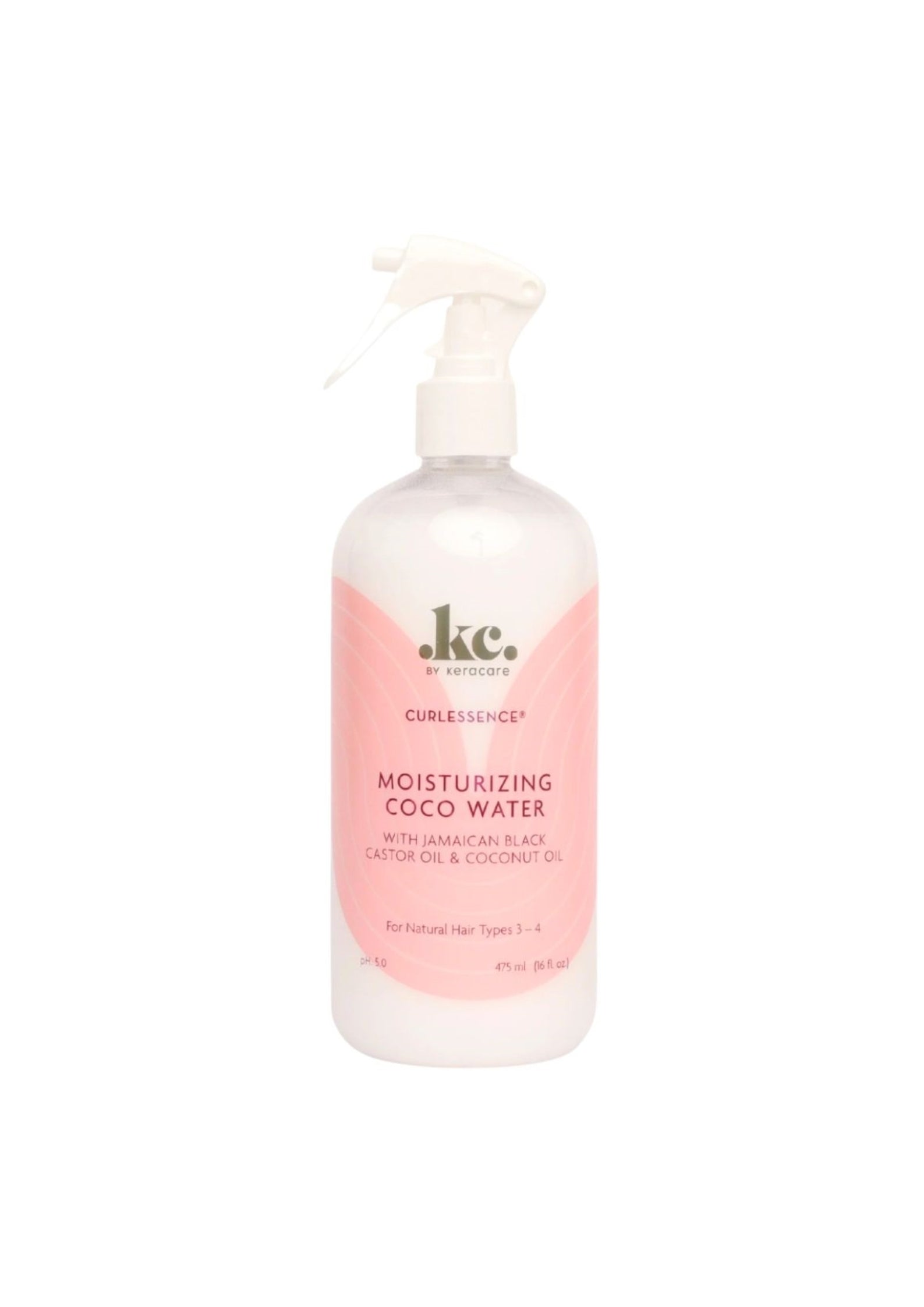 KeraCare Curlessence Coco Water 475ml – Hydraterende Leave-In Spray voor Droge, Doffe en Pluizige Krullen