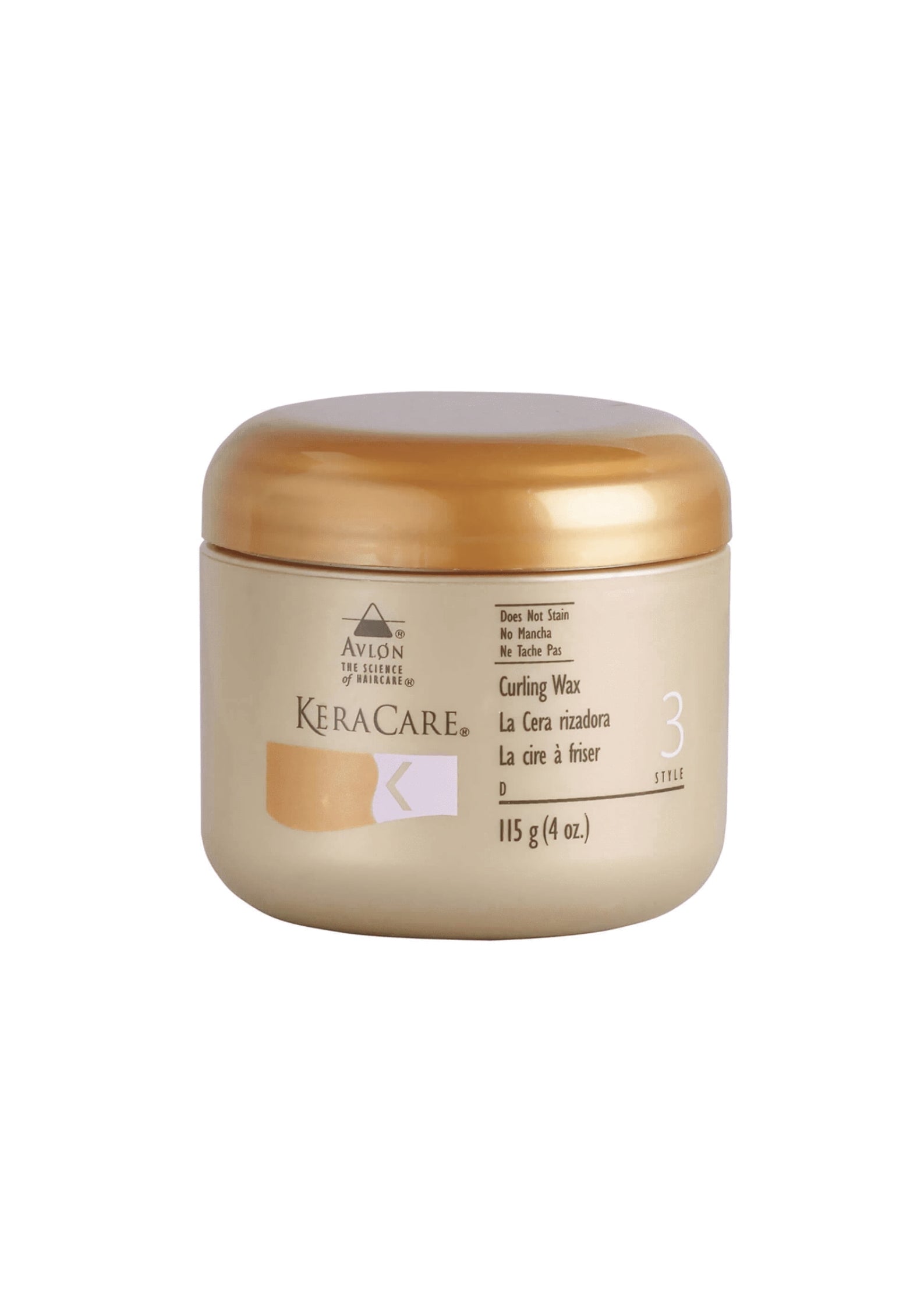 Keracare Curling Wax 115g – Flexibele Styling Wax voor Definitie, Controle en Glanzende Krullen