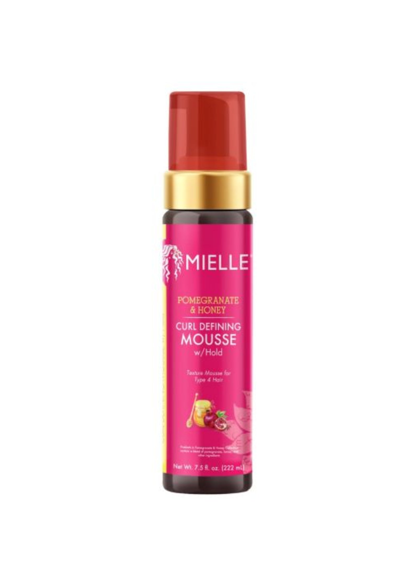 Mielle Pomegranate & Honey Curl Defining Mousse 222 ml – Lichtgewicht Foam voor Gedefinieerde Krullen