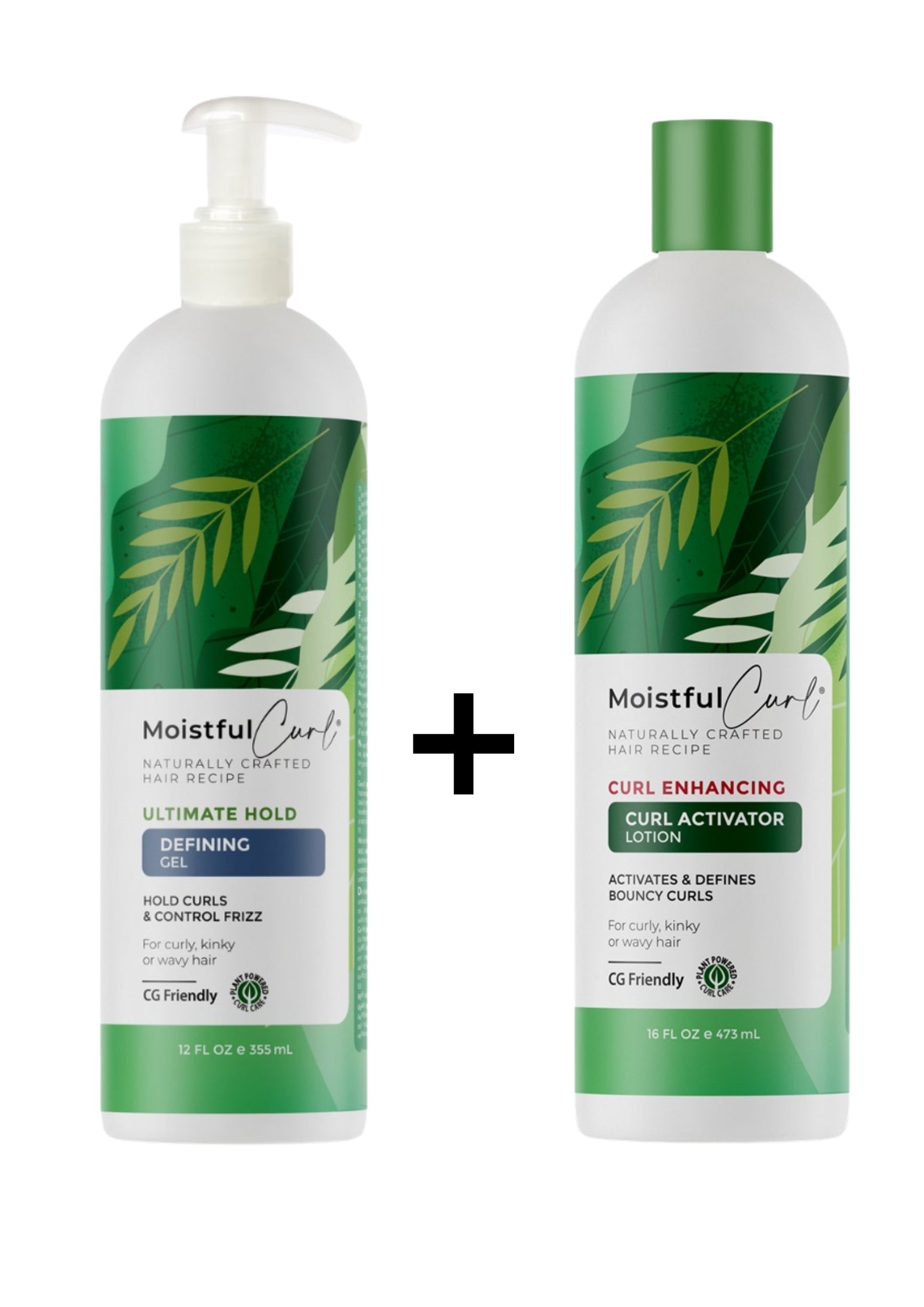 Moistful Curl Ultimate Hold Defining Gel 355ml – Sterke Gel voor Langdurige Kruldefinitie en Pluiscontrole