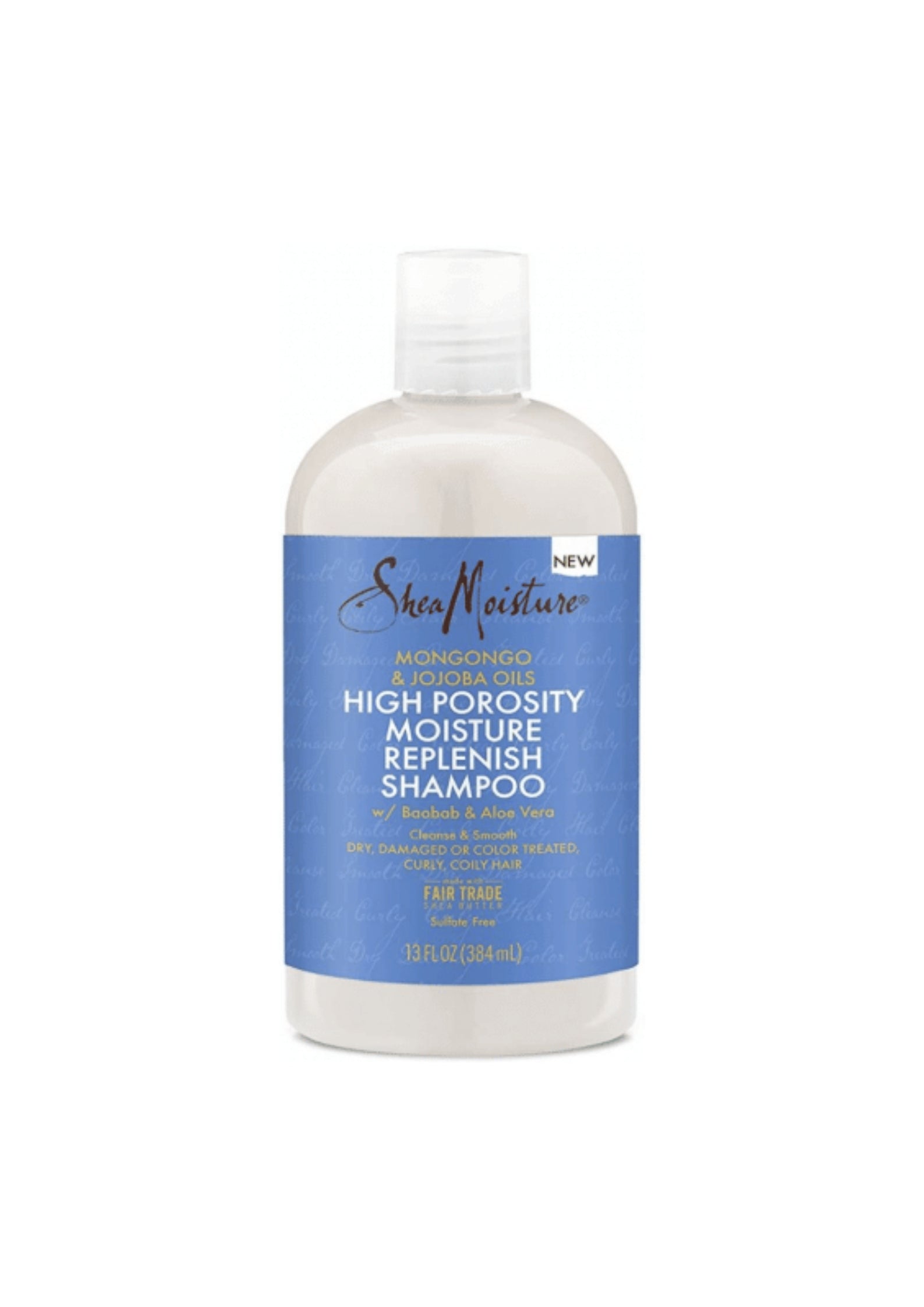 Shea Moisture High Porosity Shampoo 384ml – Diepe Reiniging en Hydratatie voor Hoog Poreus Haar