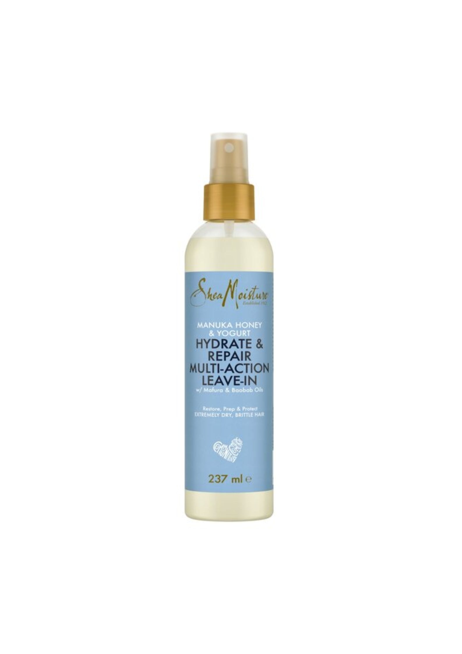 Shea Moisture Manuka Honey & Yoghurt Hydrate + Repair Multi-Action Leave-In 37ml – Herstel, Hydratatie en Bescherming in Één Stap