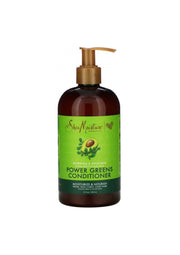 Shea Moisture Power Greens Conditioner 384ml – Versterkende Conditioner voor Zwak en Breekbaar Haar