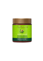Shea Moisture Moringa & Avocado Power Greens Reconstructor 237ml – Versterkende Treatment voor Beschadigd en Breekbaar Haar