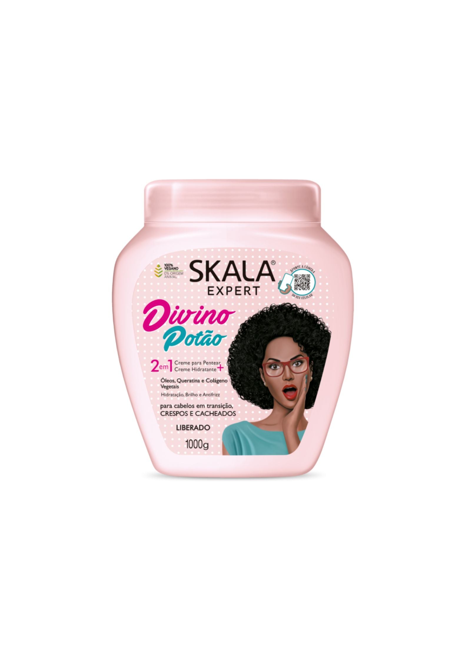 Skala Hair Treatment 2-in-1 Divino Potão 1000 g – Multifunctionele Haarcrème voor Hydratatie en Zachtheid