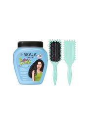 Skala Mais Cachos 2-in-1 Hair Treatment + Krulkam – Hydraterend Haarmasker voor Krullend Haar