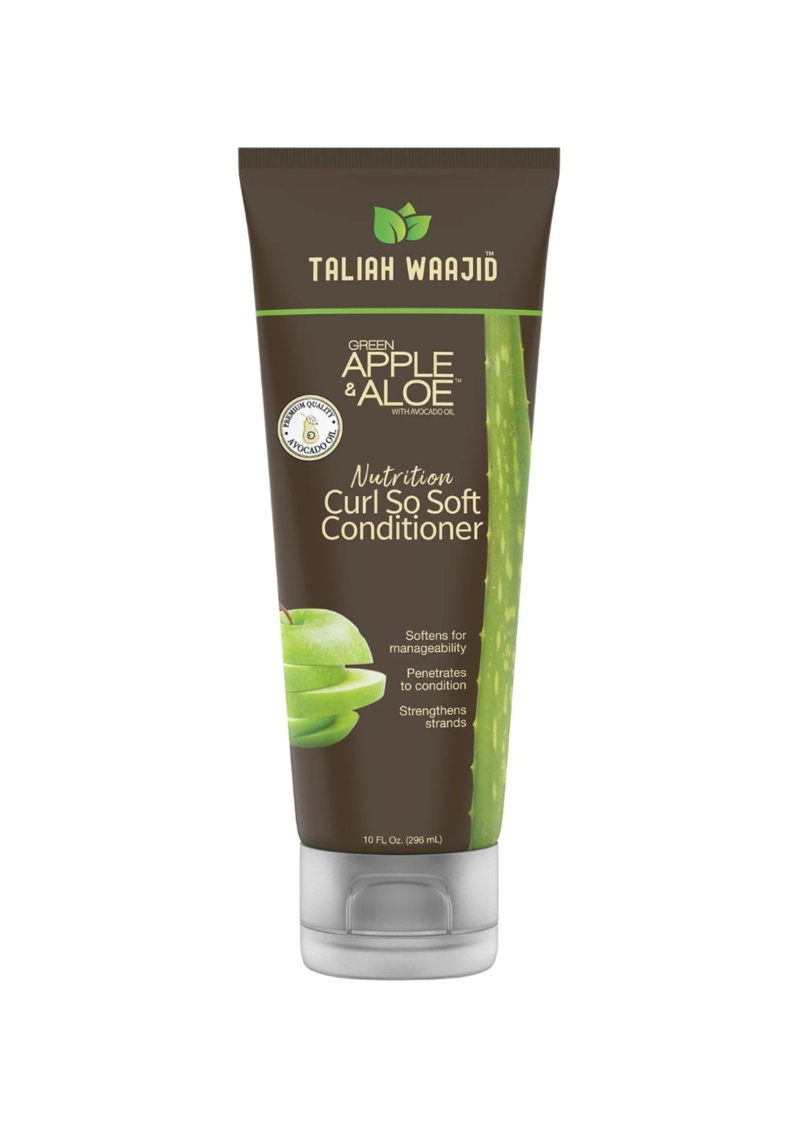 Taliah Waajid Green Apple & Aloe Curl So Soft Conditioner 296ml – Hydraterende Conditioner voor Zachte, Ontwarde en Pluisvrije Krullen