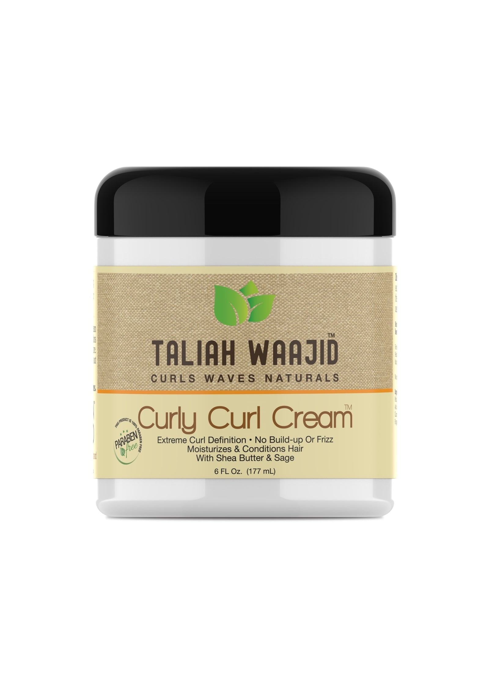 Taliah Waajid Curly Curl Cream 473ml – Hydraterende Curl Cream voor Zachte, Gedefinieerde en Pluisvrije Krullen