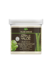 Taliah Waajid Green Apple & Aloe Nutrition Miracle Hold Gel 473ml – Extra Sterke Gel voor Langdurige Definitie en Maximale Pluiscontrole
