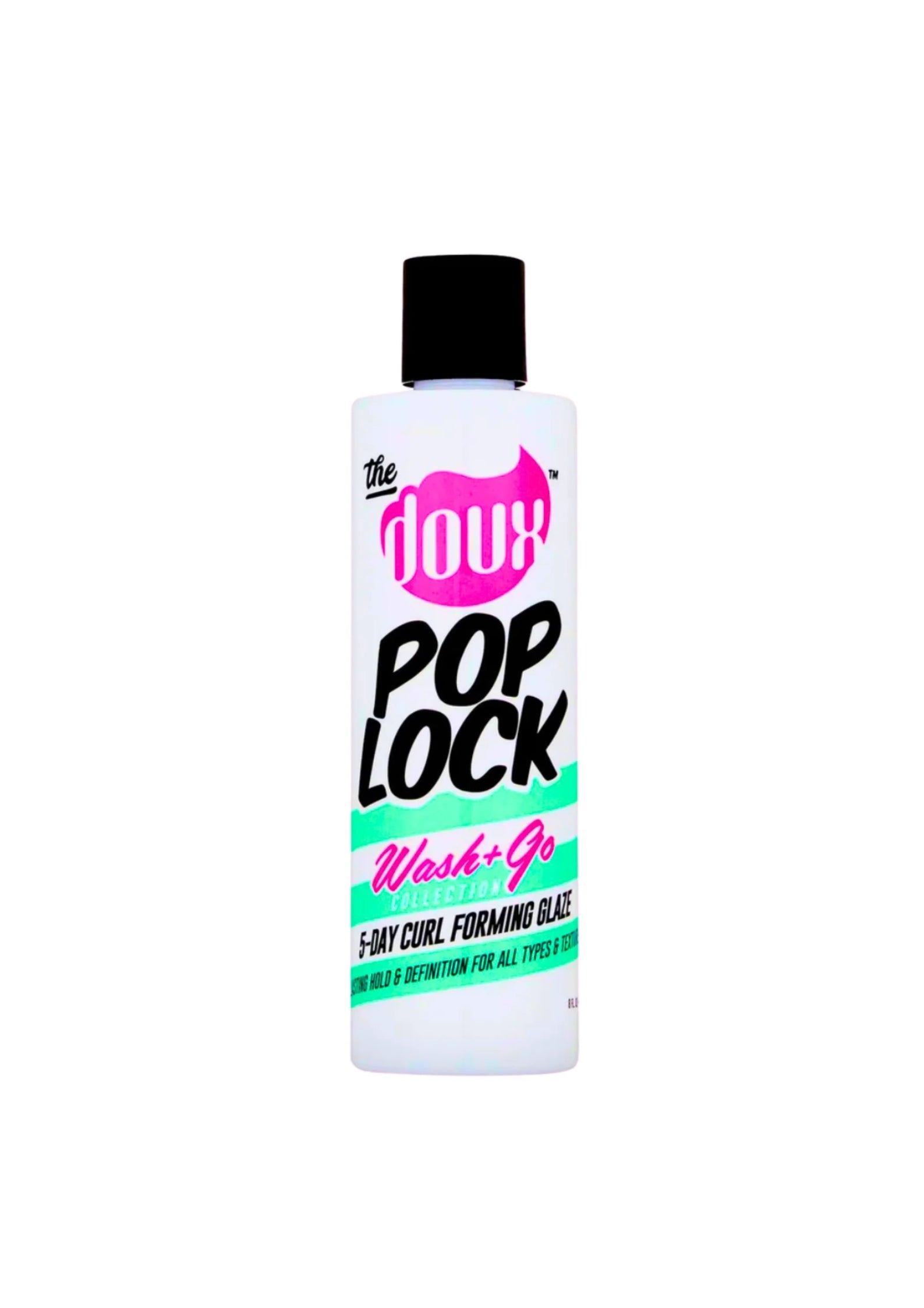 The Doux Pop Lock Wash Go 5-Day Curl Forming Glaze 236ml – Langdurige Definitie en Glans voor Krullen