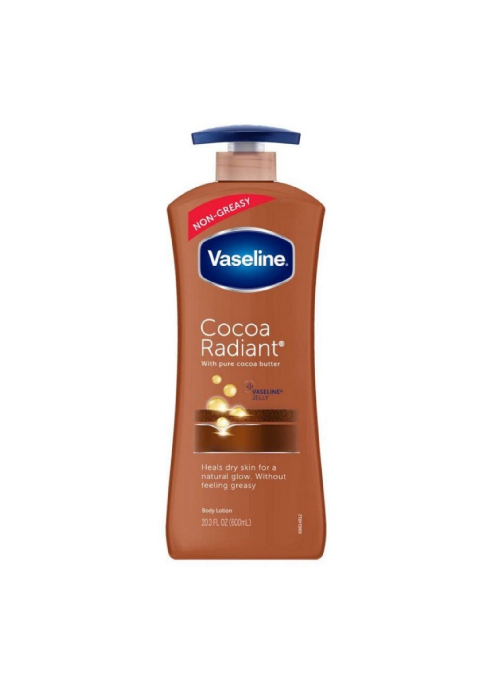 Vaseline Body Cocoa Radiant Lotion – Voedende Bodylotion met Cocoa Butter